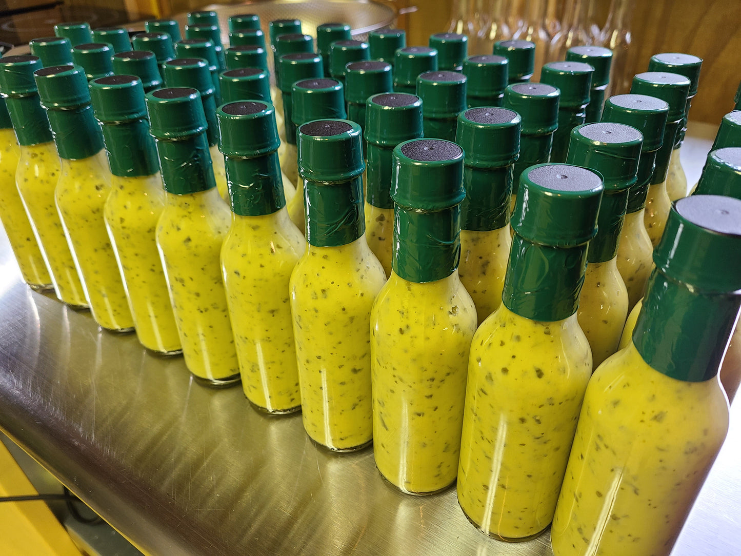 Mild Mexican-style green hot sauce by Shade Time