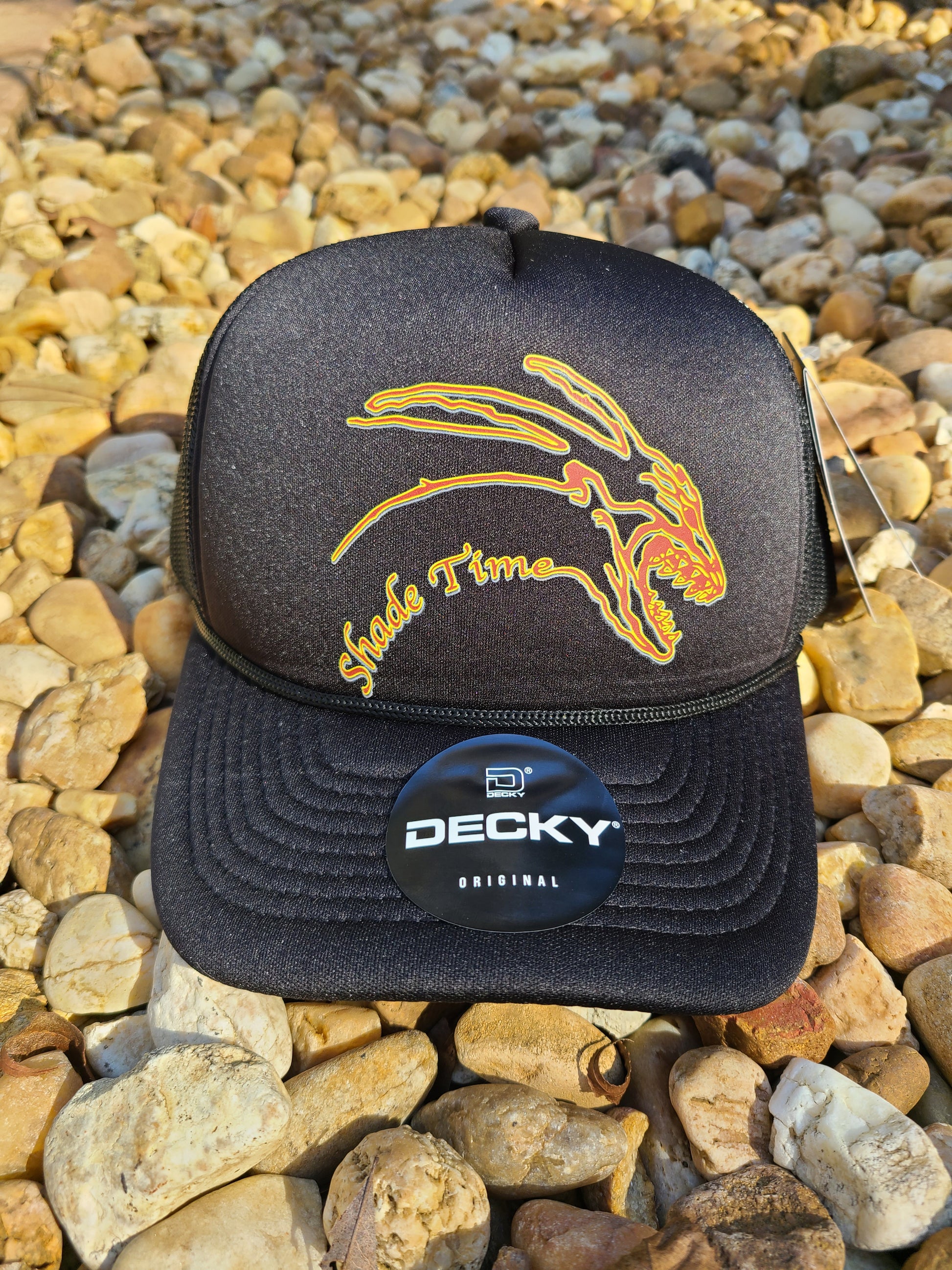 Adjustable Shade Time trucker hat- front view